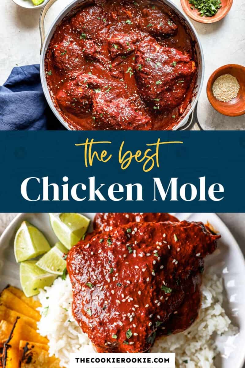 chicken mole pinterest