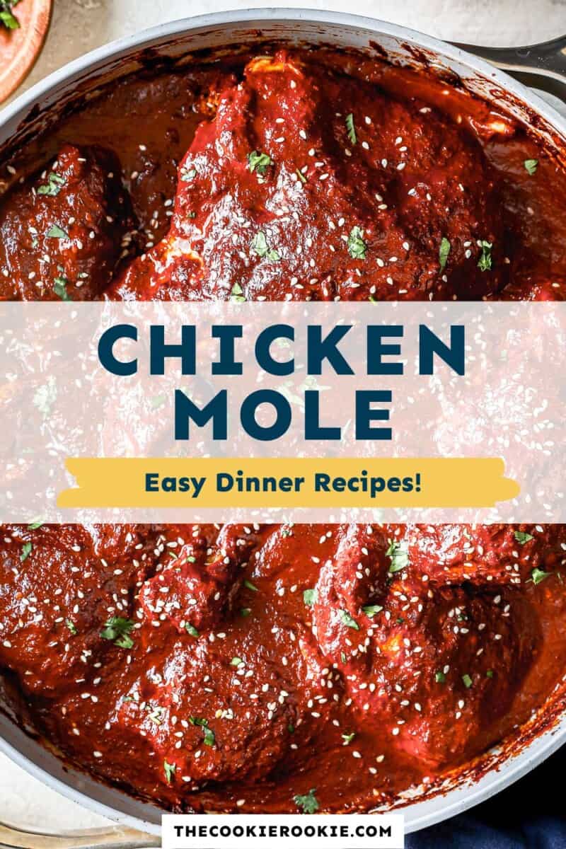 chicken mole pinterest