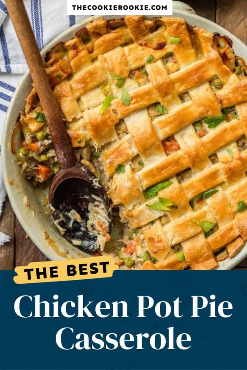 chicken pot pie casserole pinterest