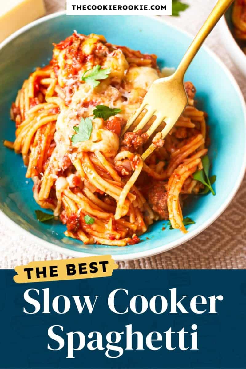 crockpot spaghetti pinterest