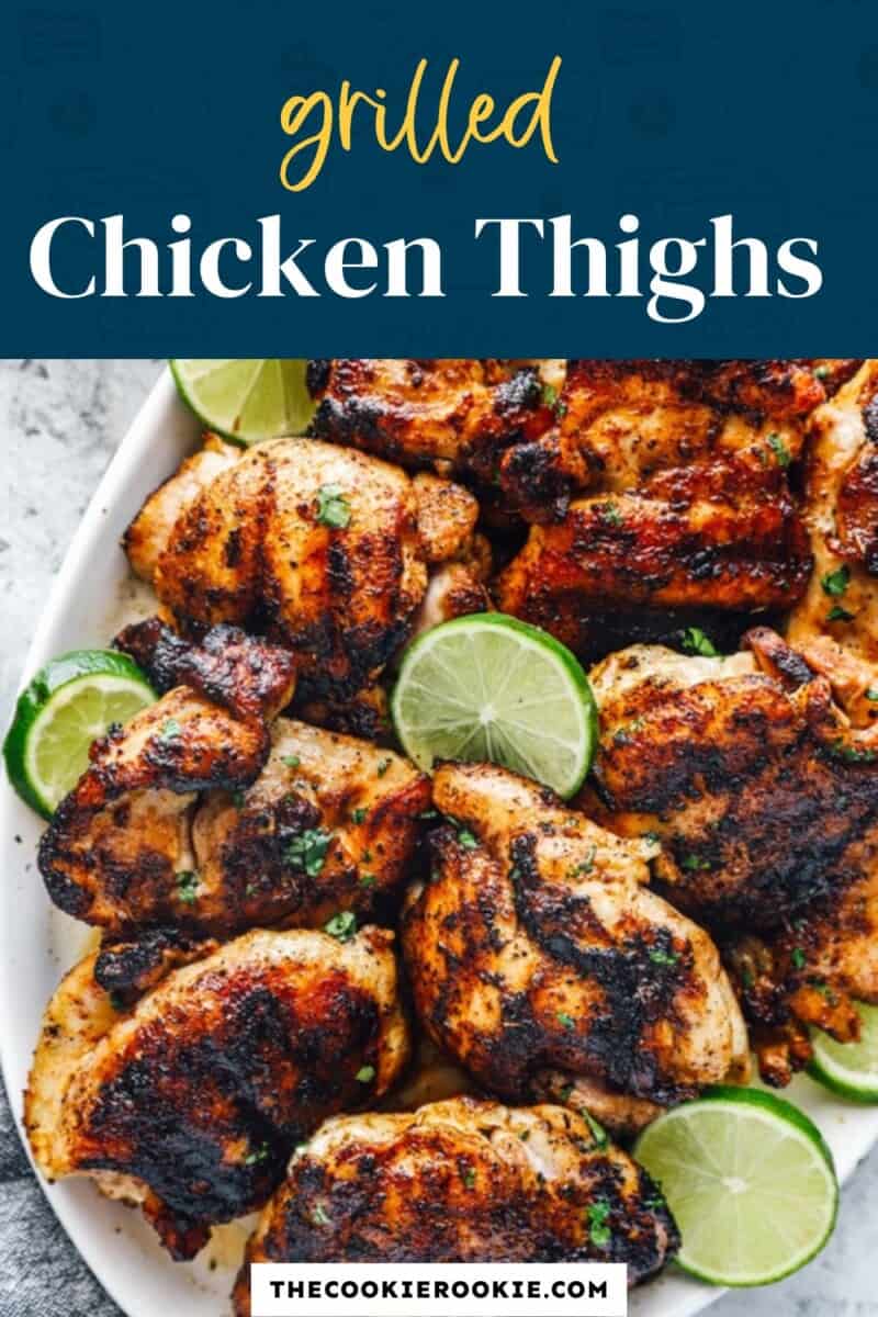 grilled chicken thighs pinterest