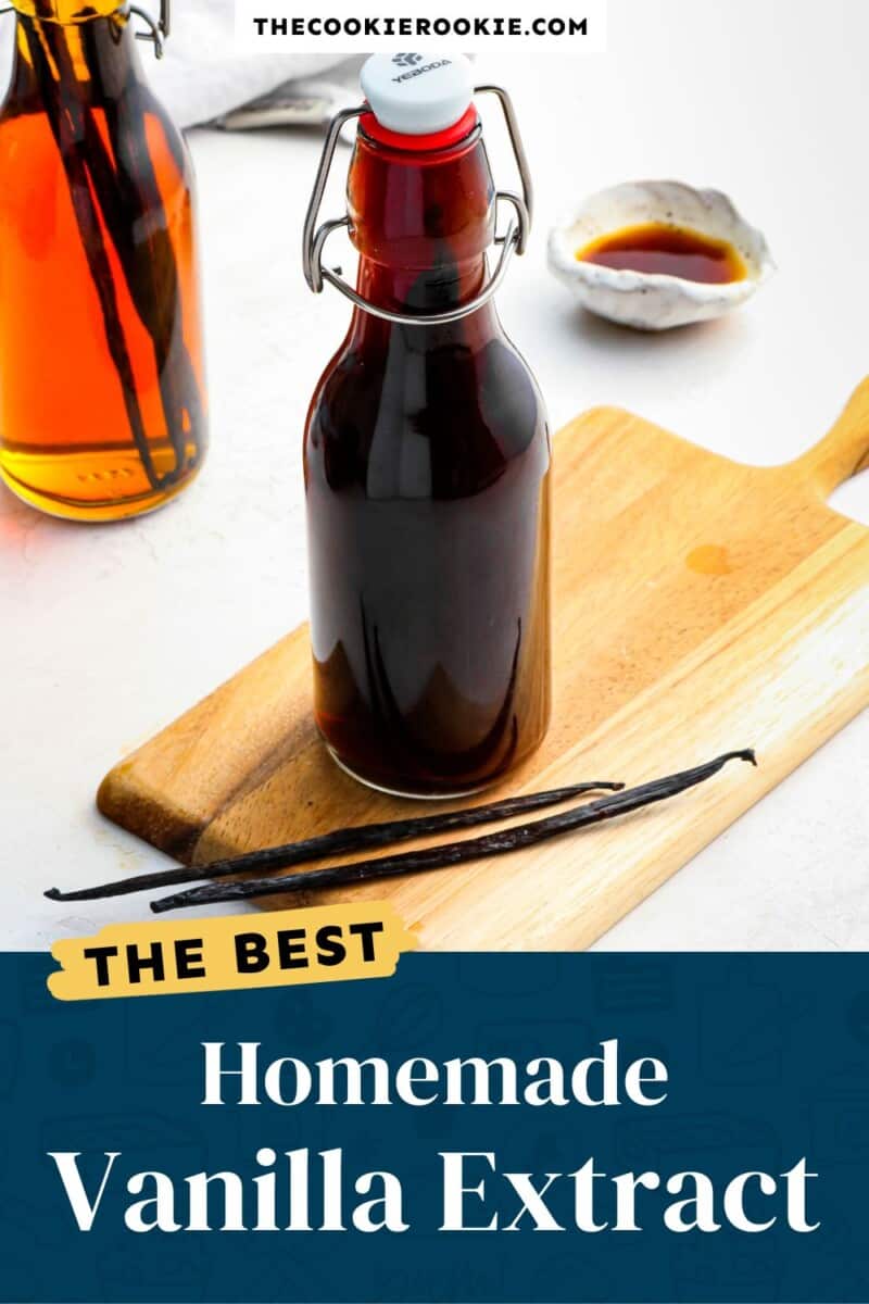 homemade vanilla extract pinterest