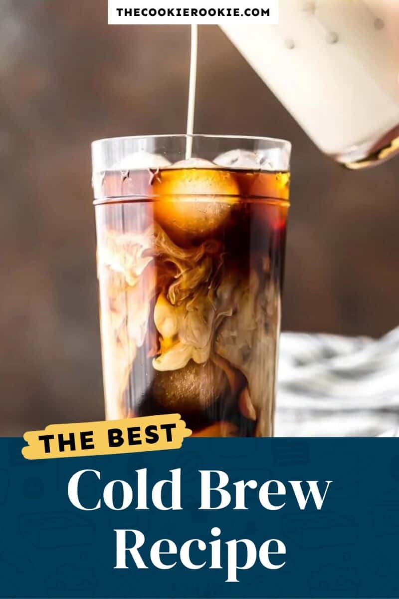 cold brew coffee iced coffee pinterest