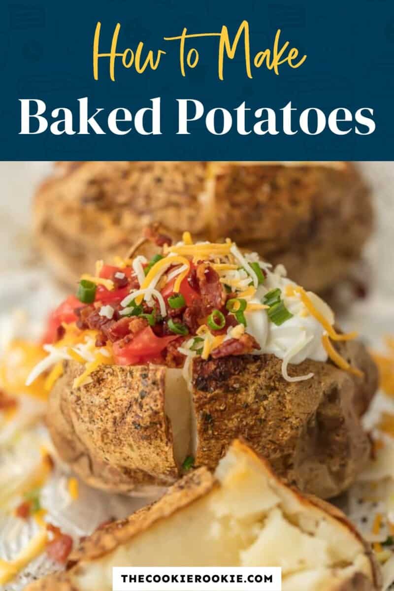 how to make baked potatoes pinterest