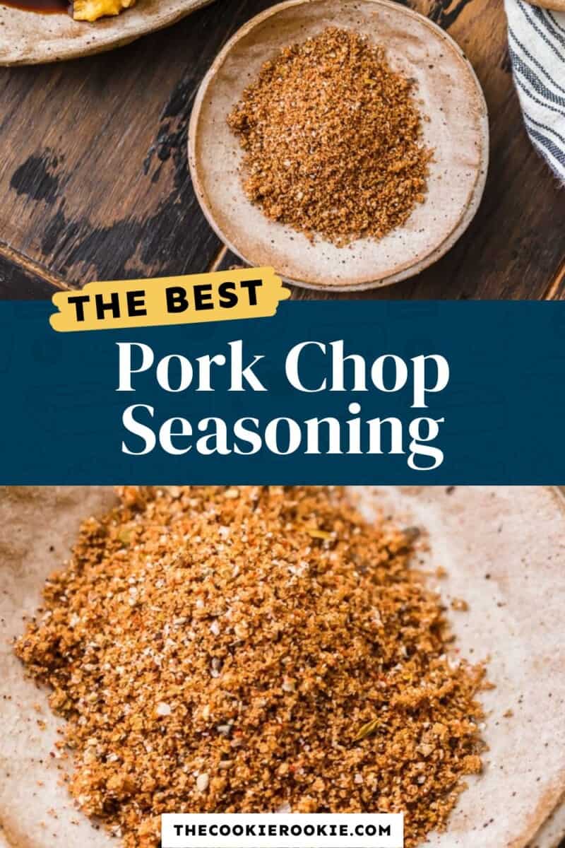 pork chop seasoning pinterest