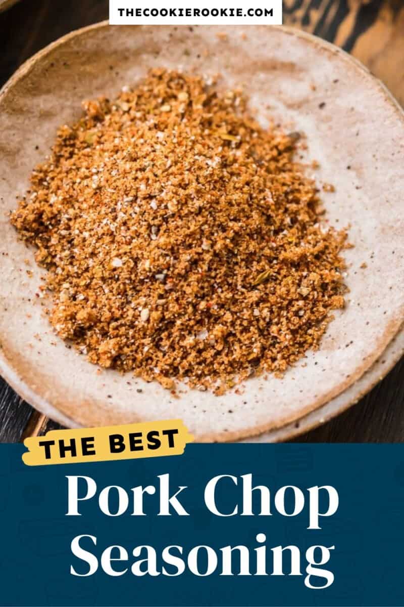 pork chop seasoning pinterest