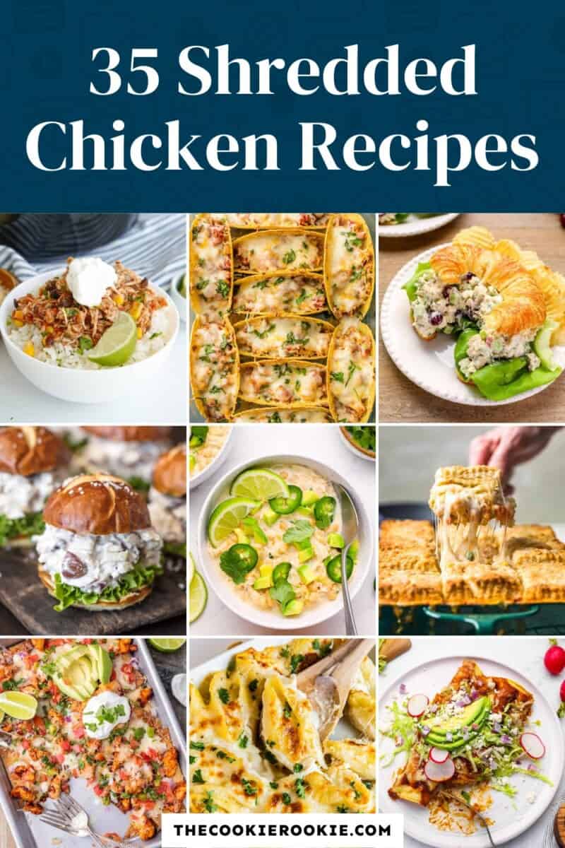 shredded chicken recipes pinterest