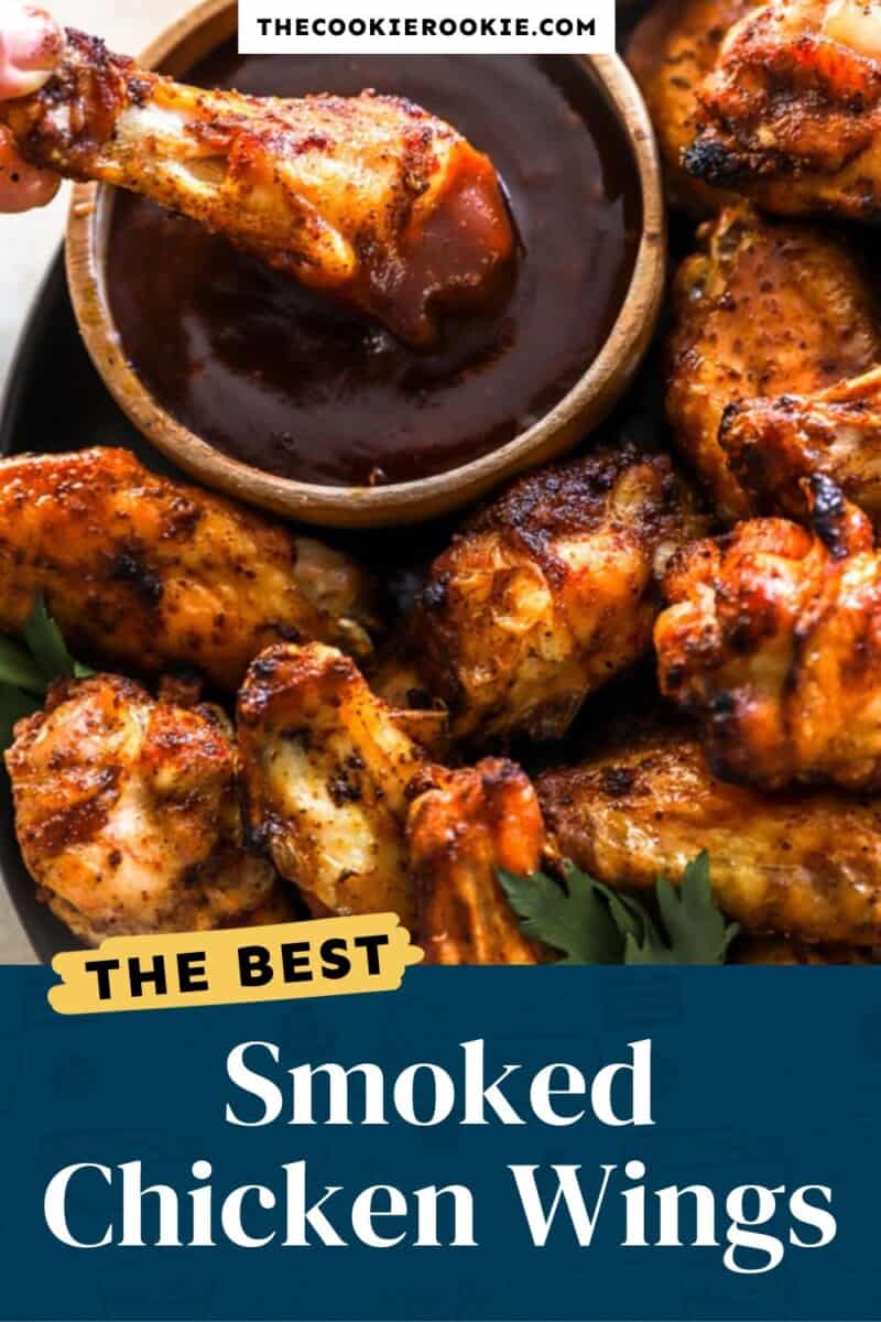 smoked chicken wings pinterest