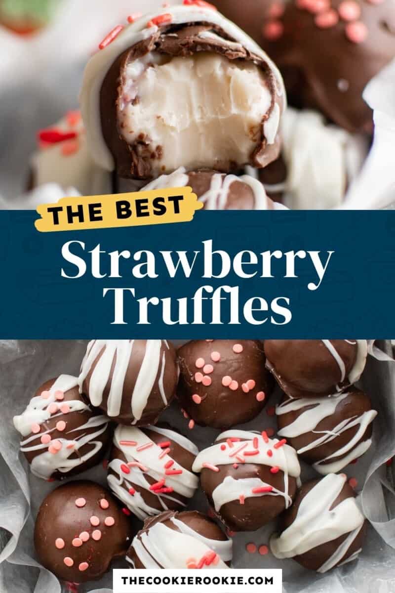 strawberry truffles pinterest