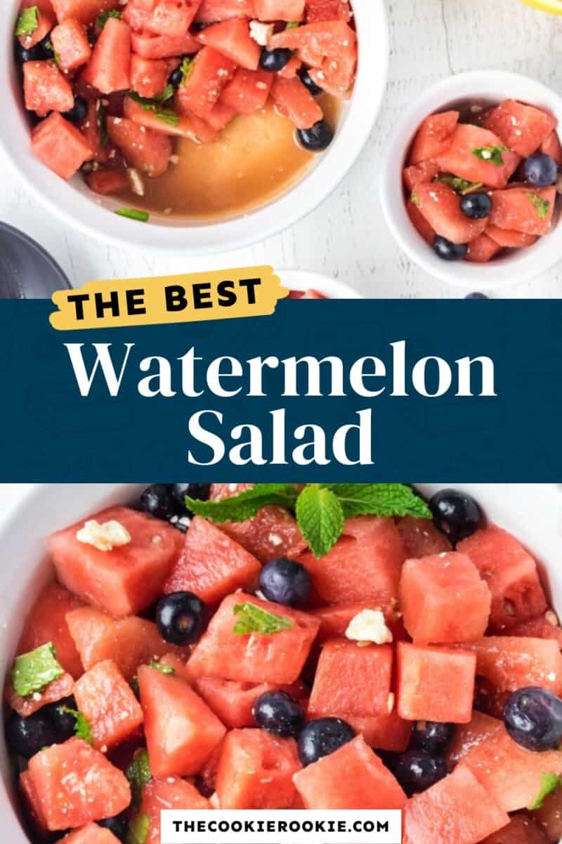 watermelon salad pinterest