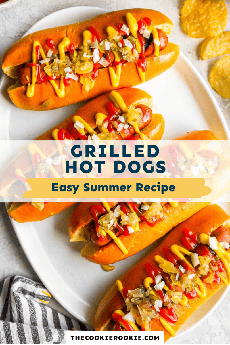 grilled hot dogs pinterest