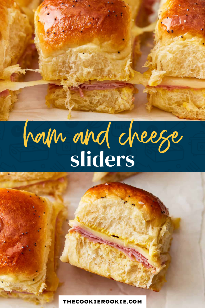 Ham and cheese sliders.