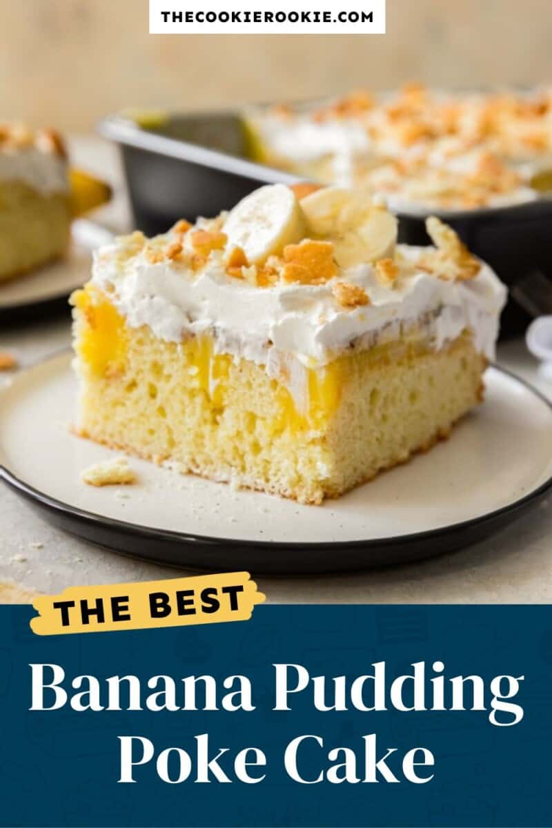 banana pudding poke cake pinterest