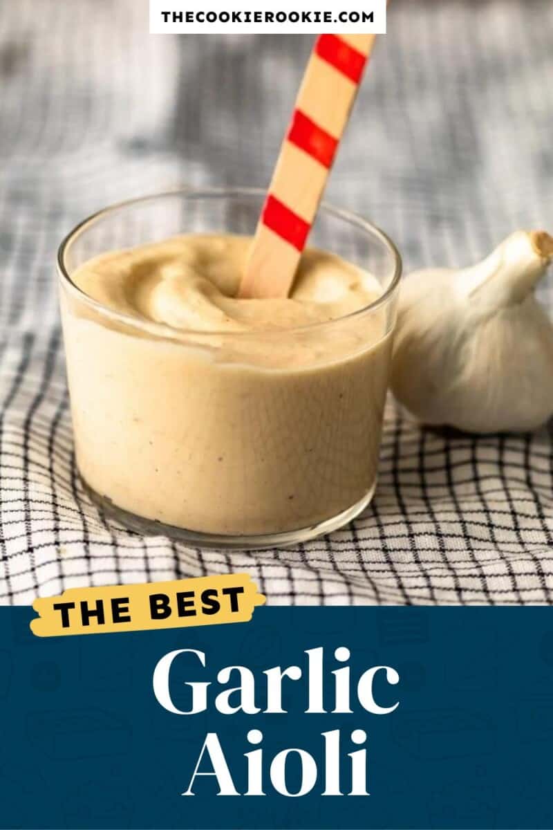 garlic aioli pinterest