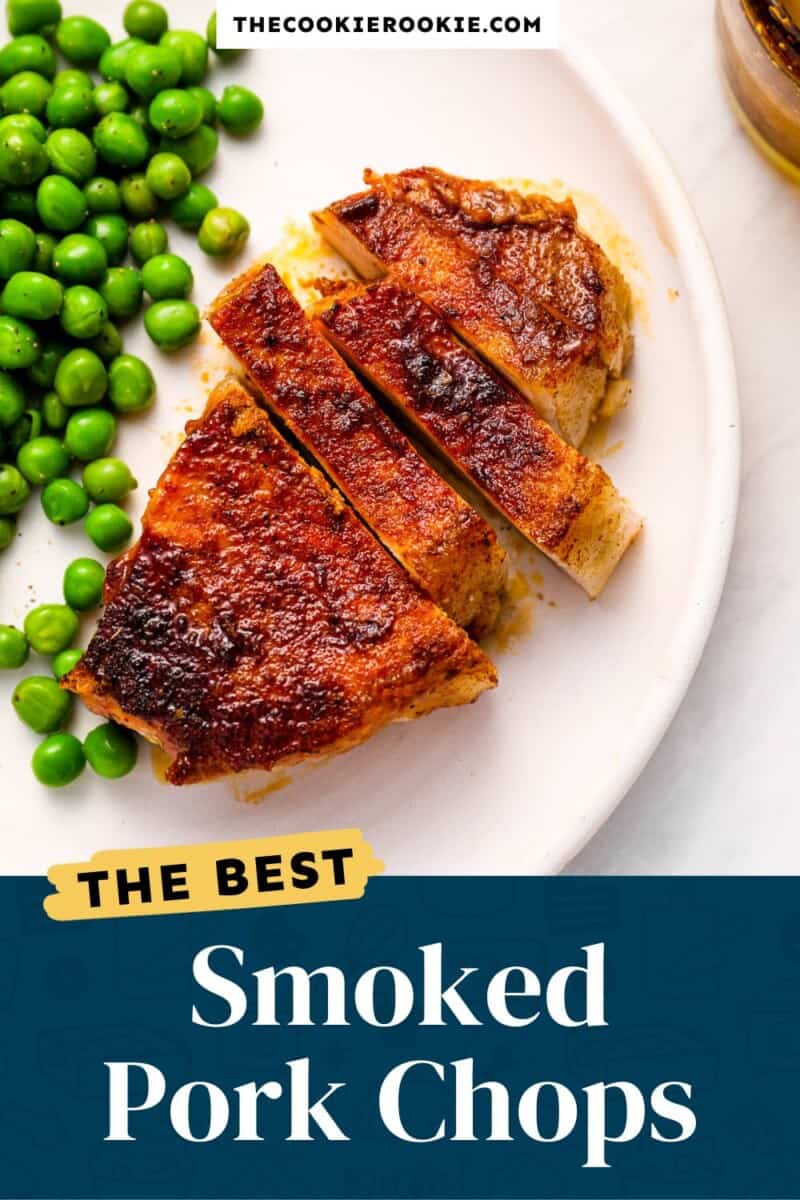 the best smoked pork chops.