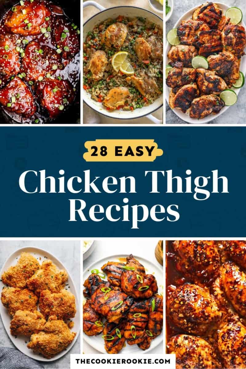 25 easy chicken thigh recipes.