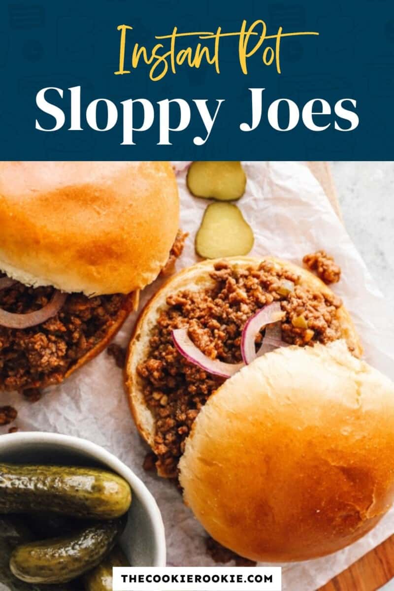 Instant pot sloppy joes.