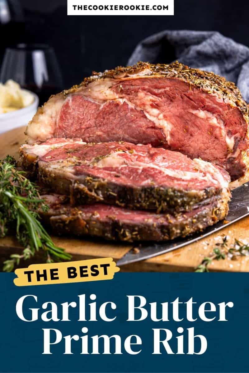 The best garlic butter prime rib.