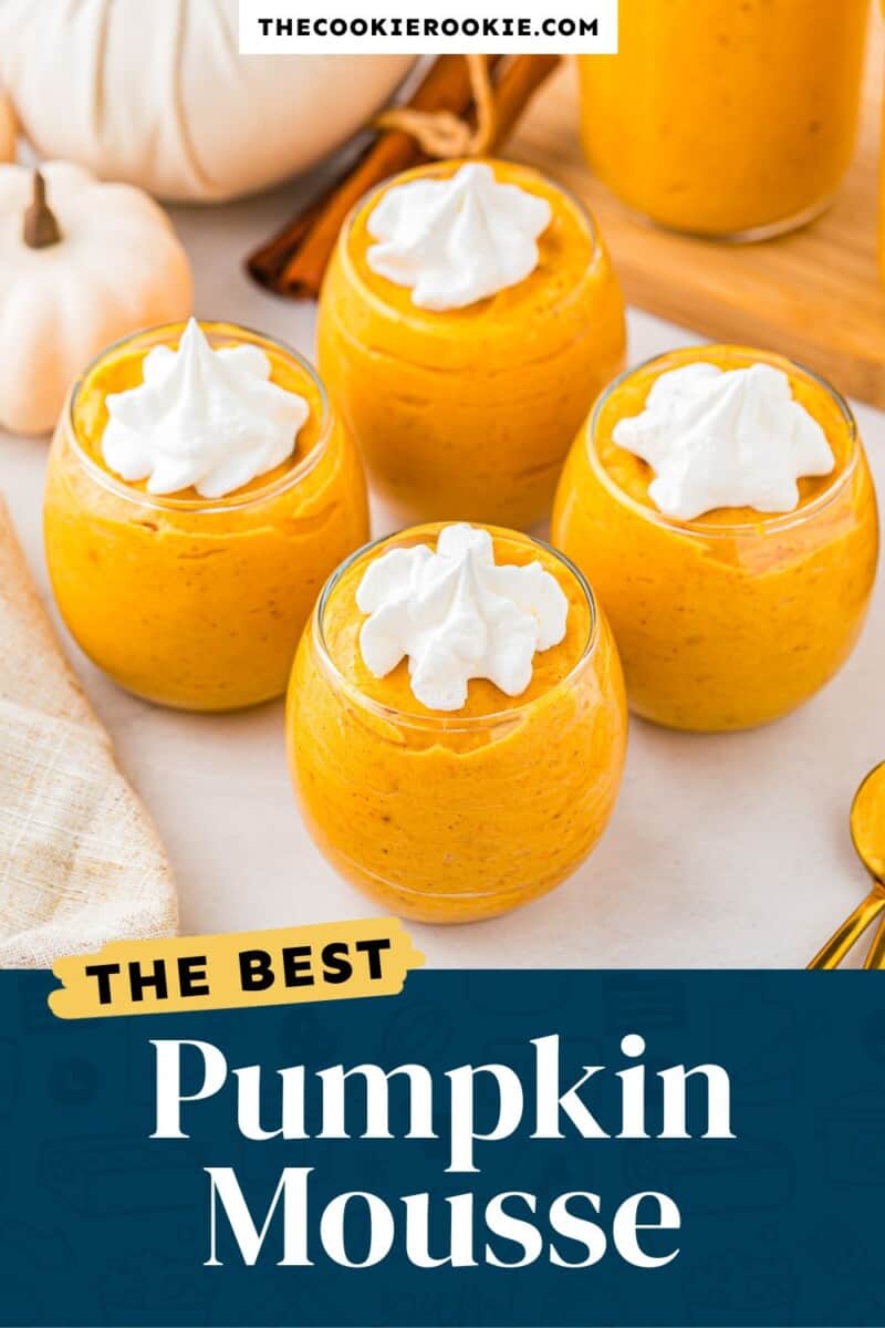 The best pumpkin mousse.