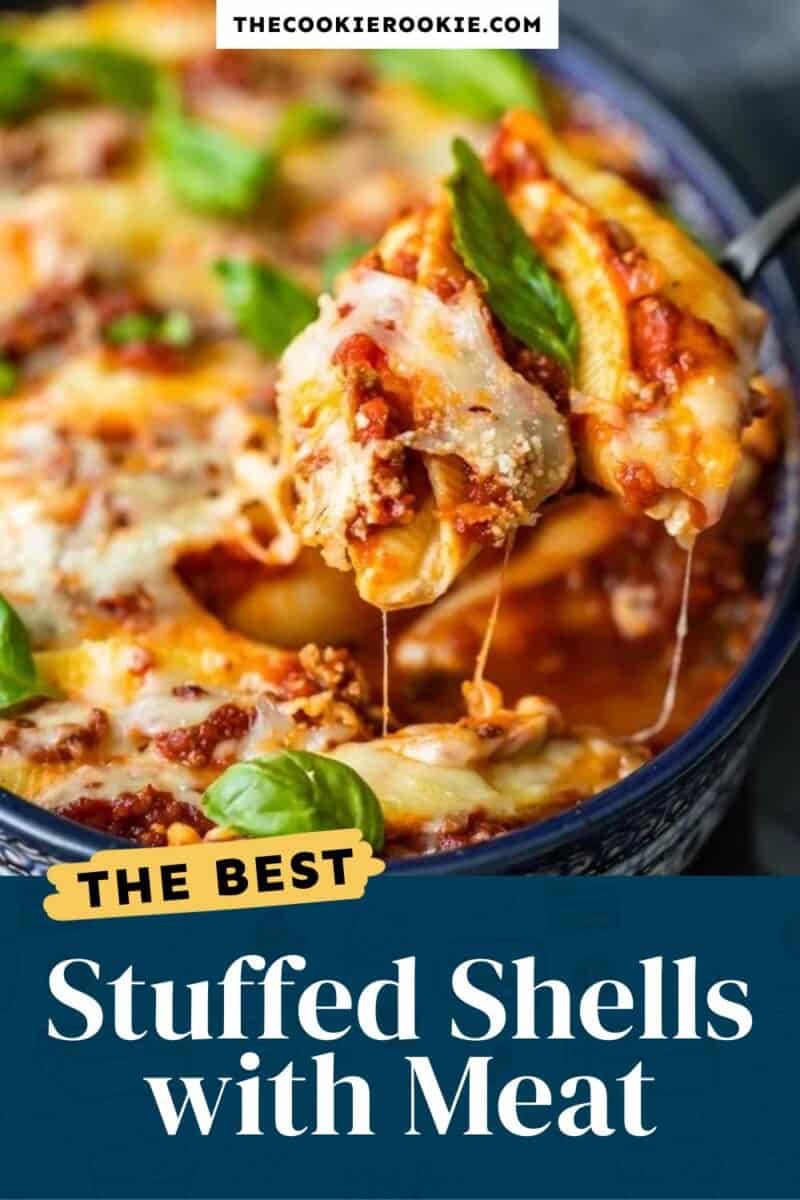 The best stuffed shells with meat.