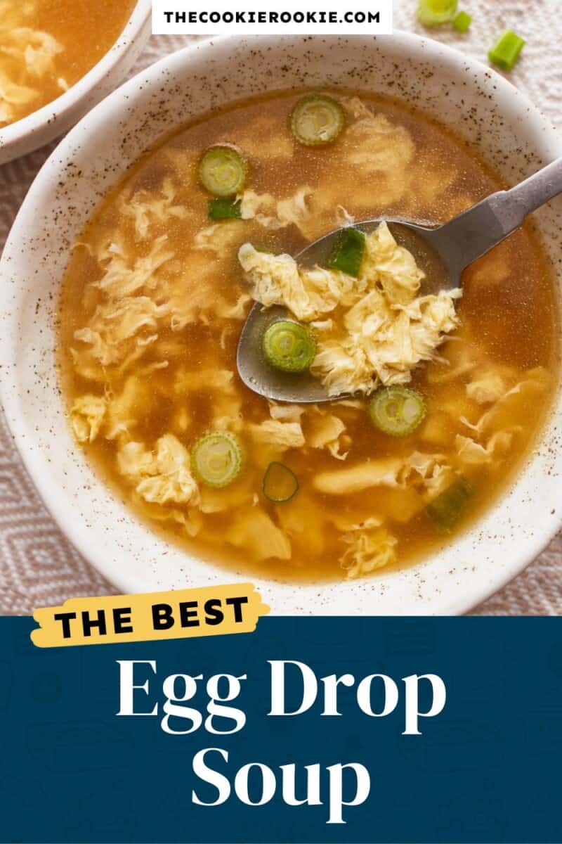 The best egg drop soup.