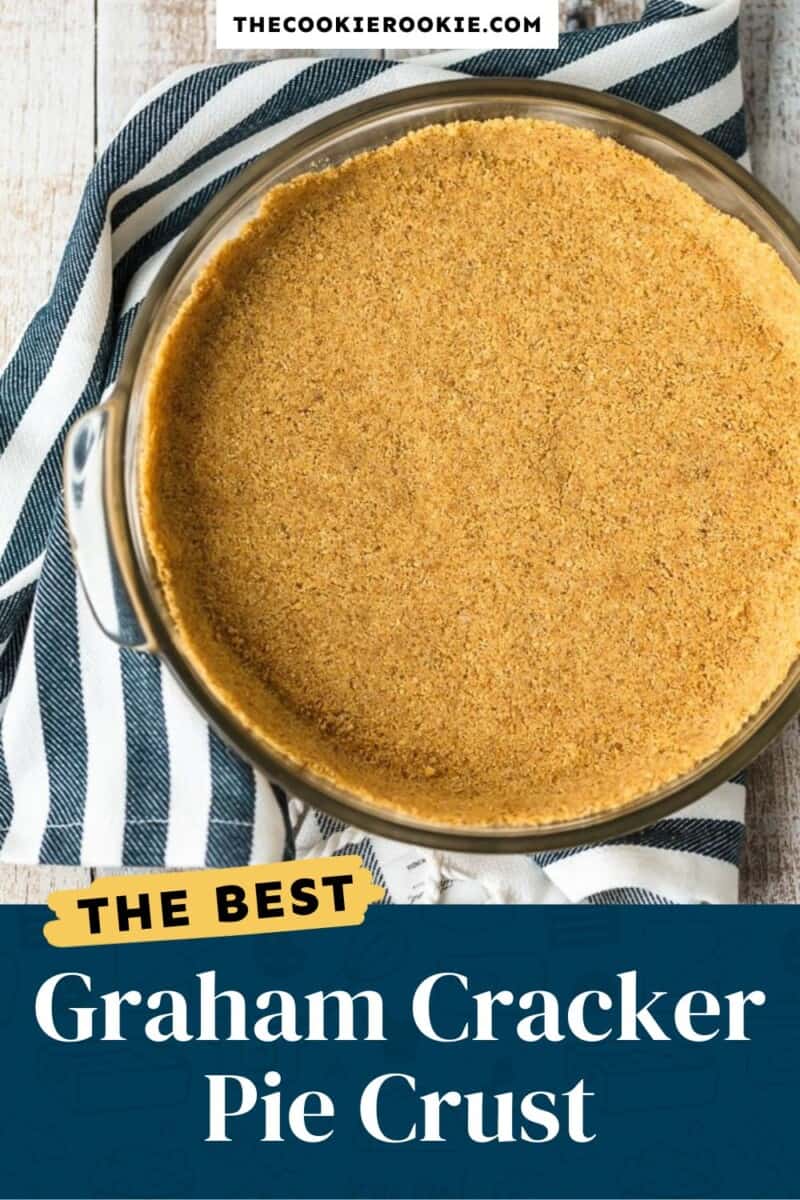 The best graham cracker pie crust.