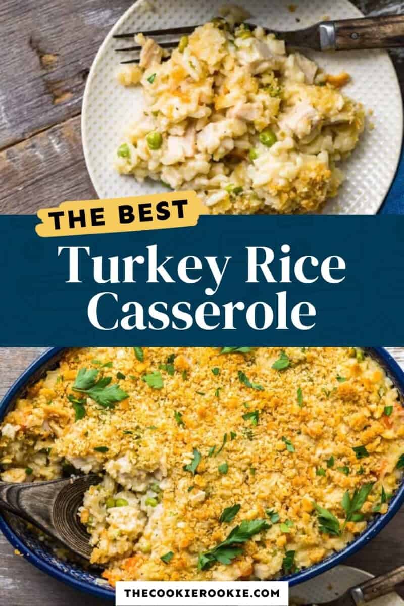 The best turkey rice casserole.