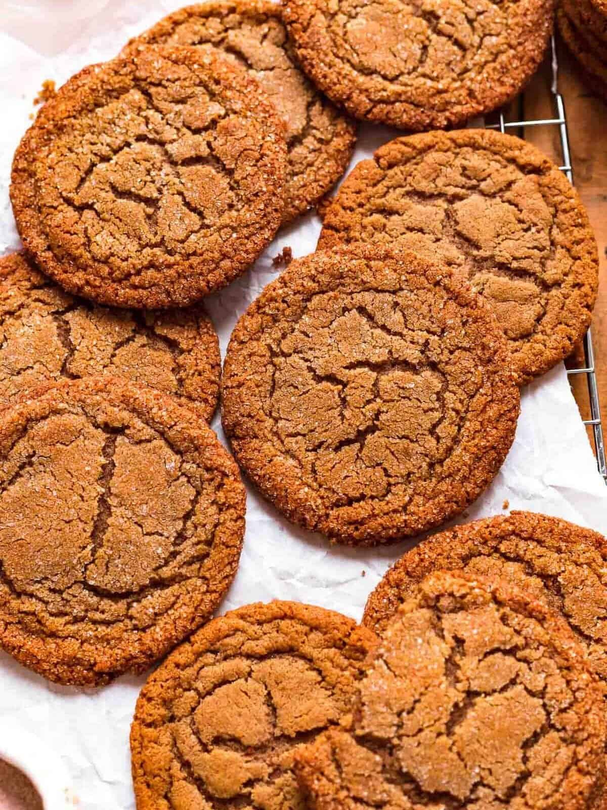 soft molasses cookies 