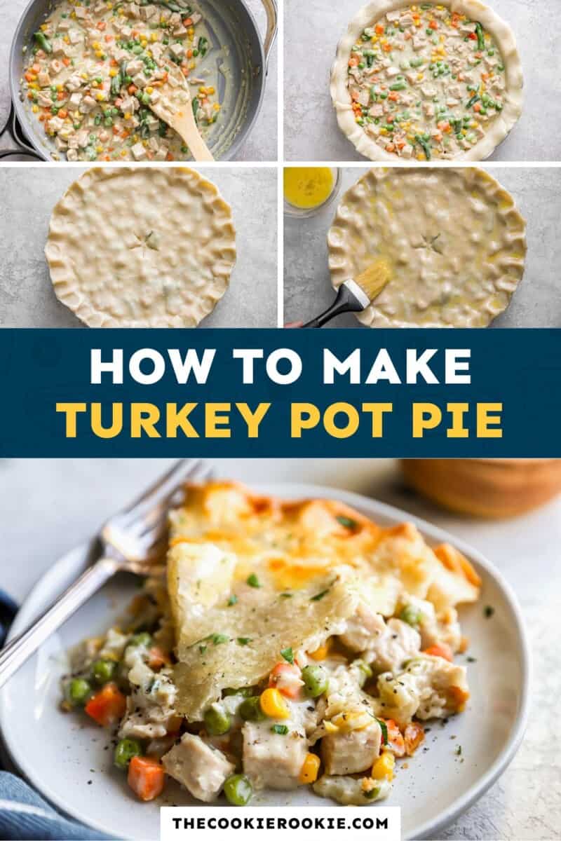 How to make turkey pot pie.