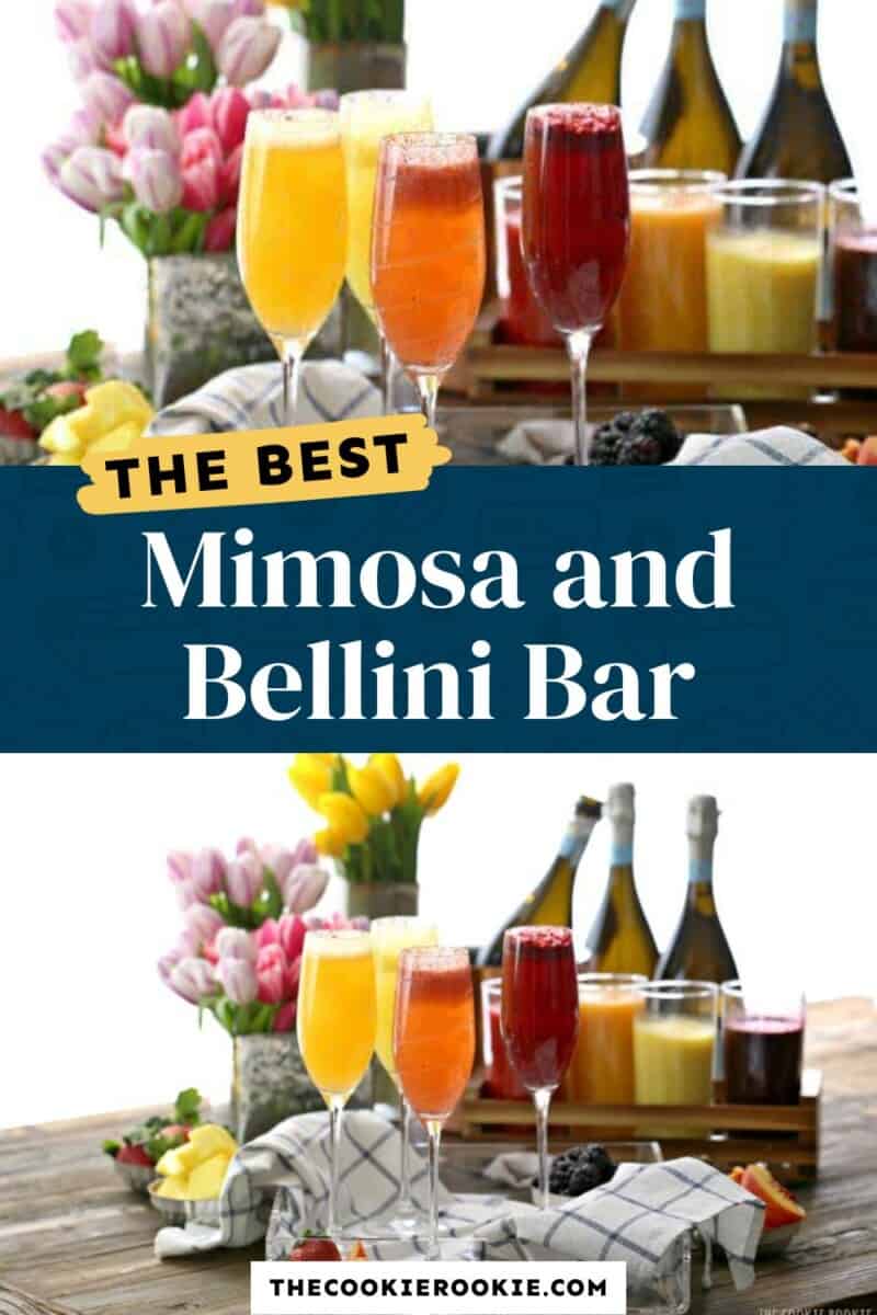 The best mimosa and bellini bar.