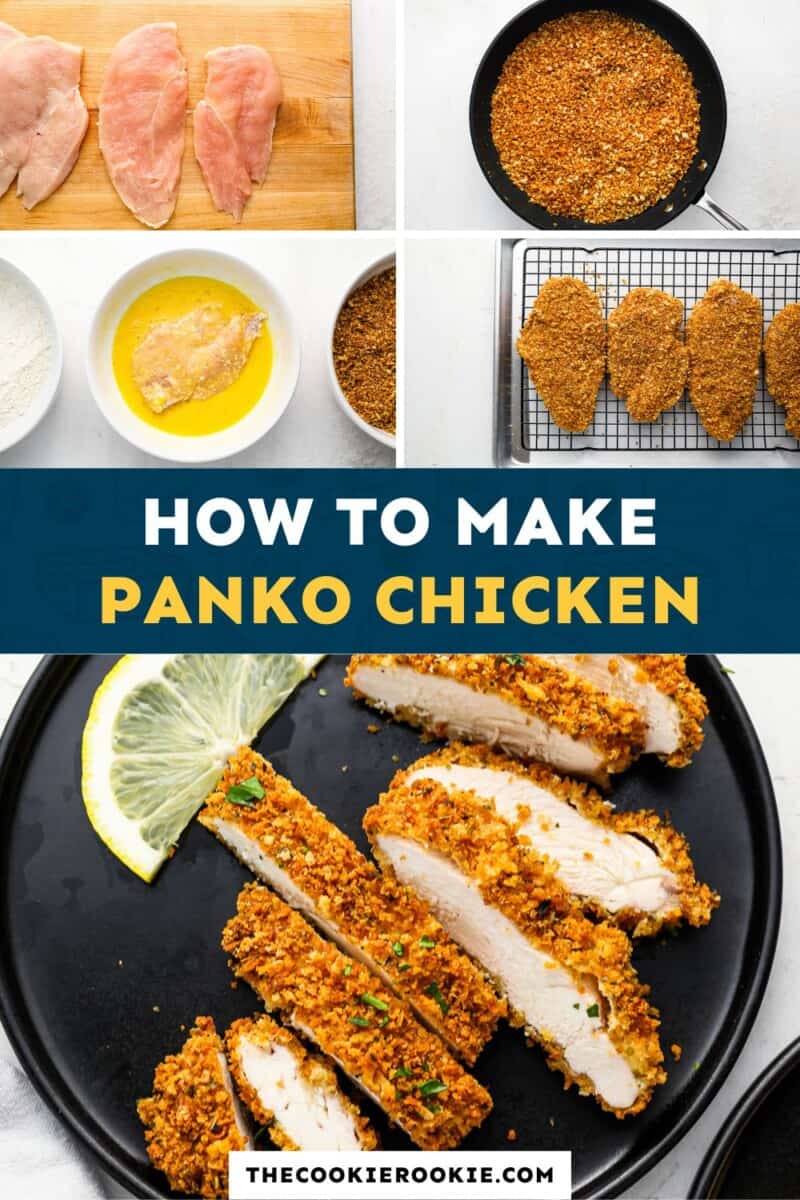 How to make panko chicken.