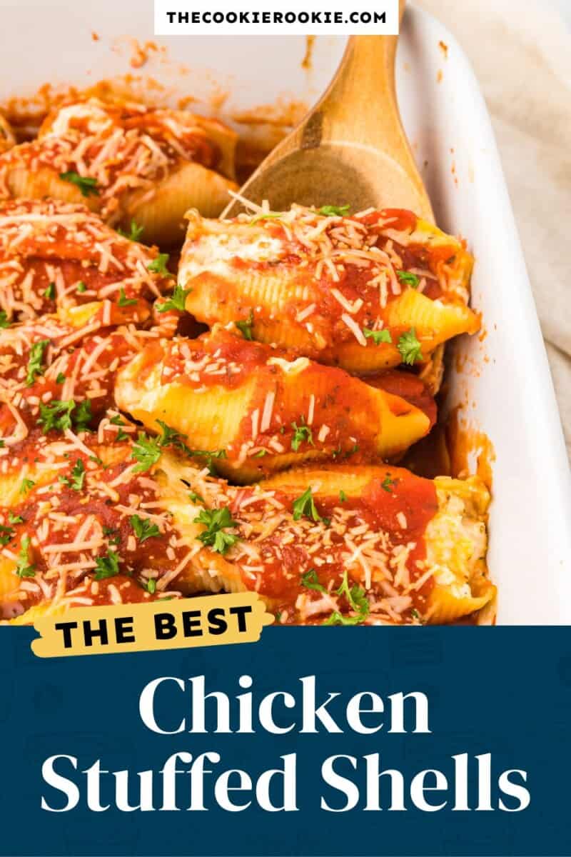 The best chicken stuffed shells.