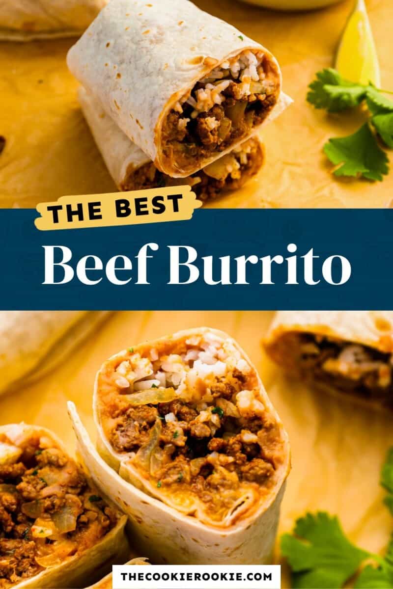 The best beef burrito.