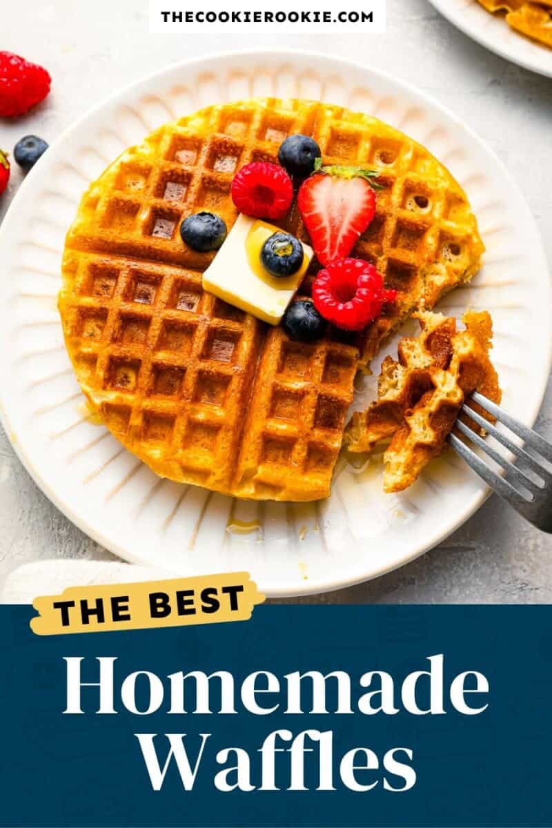 The best homemade waffles.