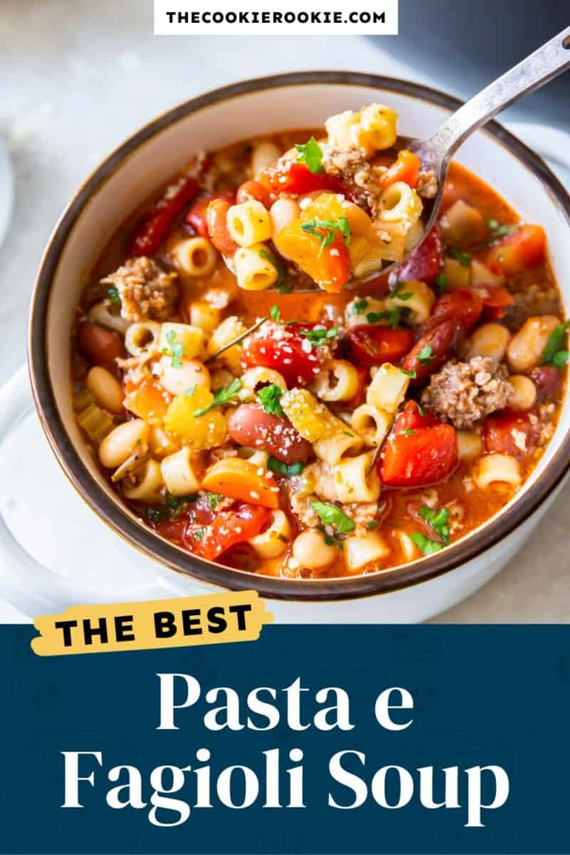 The best pasta e fagioli soup.