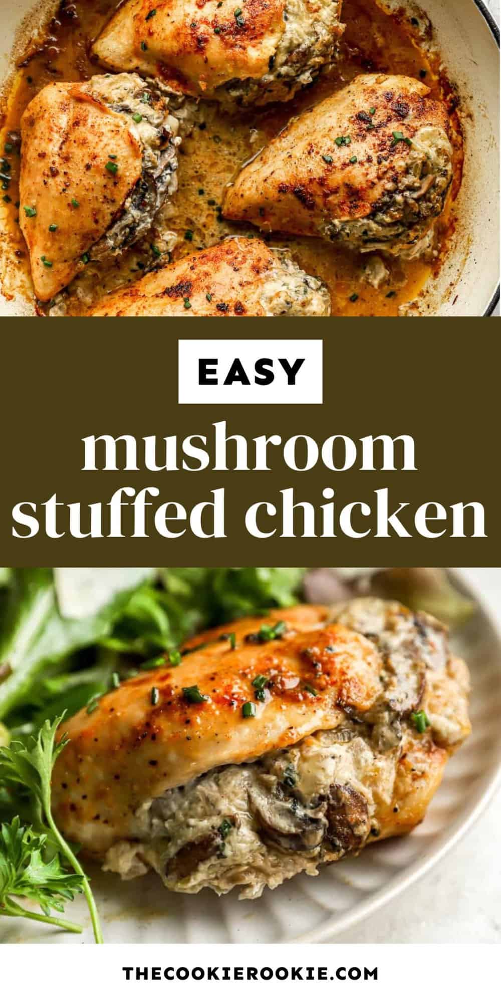 mushroom stuffed chicken pin