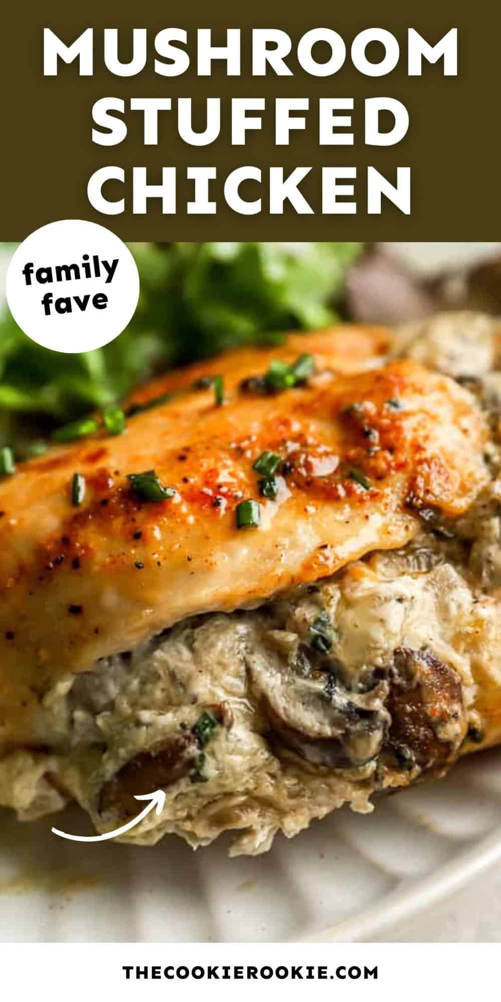 mushroom stuffed chicken pin