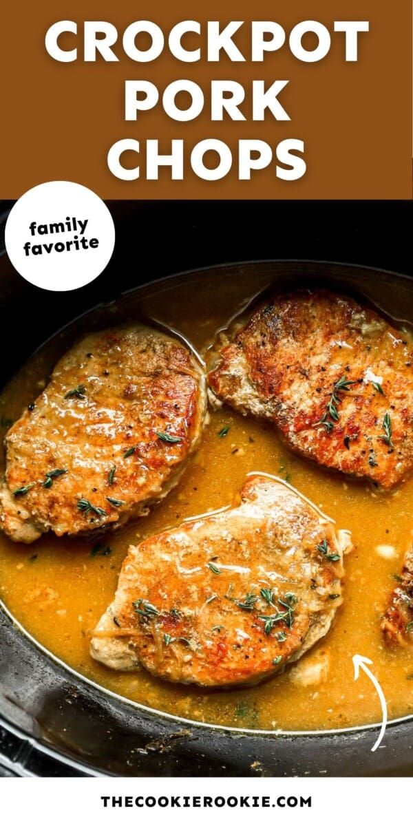 crockpot pork chops pin