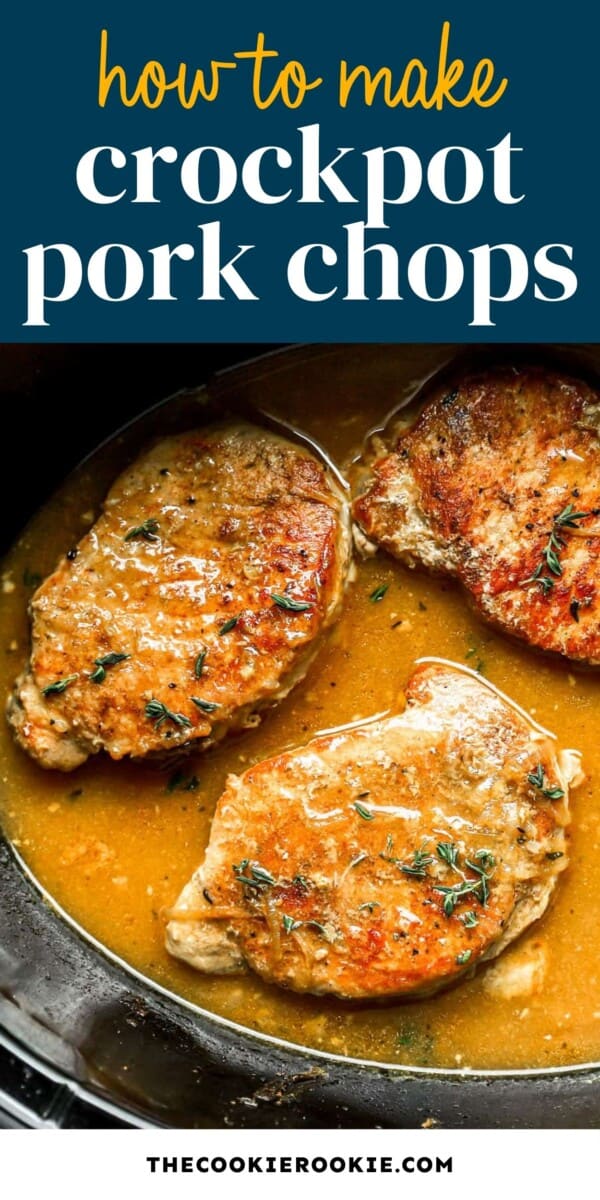 crockpot pork chops pin