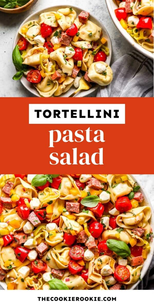 tortellini pasta salad pin