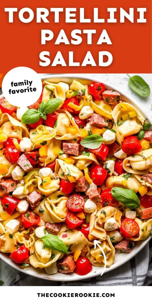 tortellini pasta salad pin