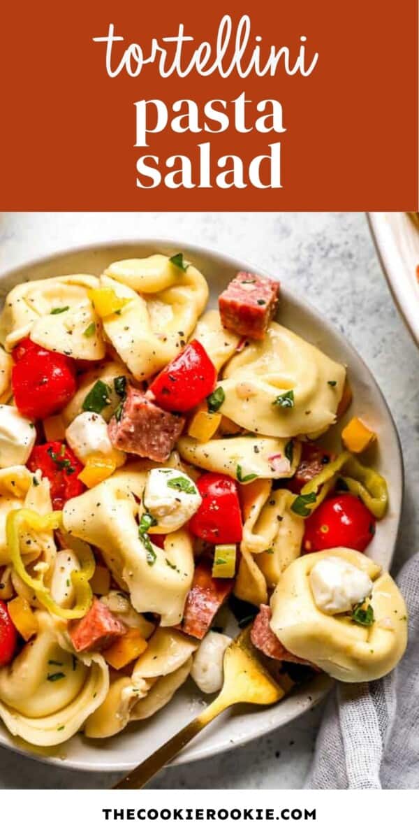 tortellini pasta salad pin