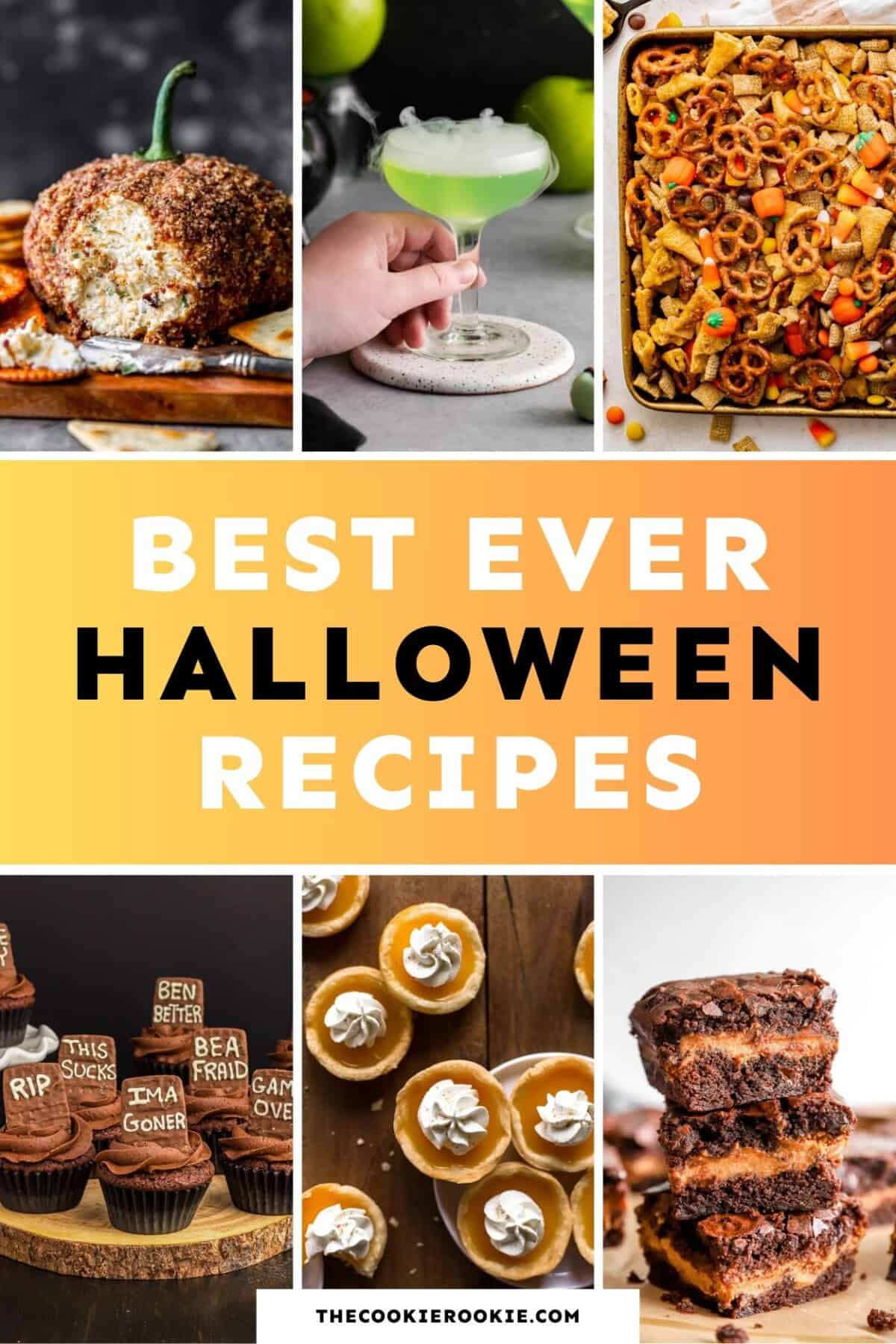 halloween recipes pin